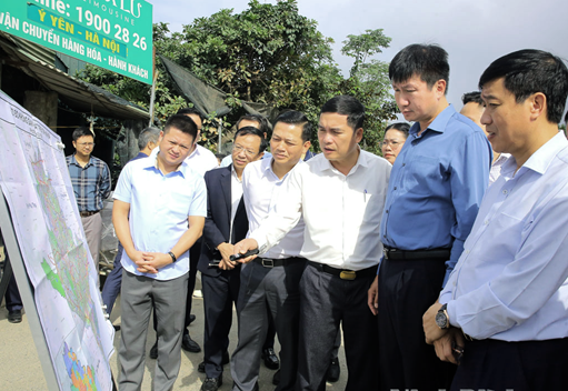 Ninh Bình: Chủ tịch UBND tỉnh yêu cầu đẩy nhanh tiến độ các dự án giao thông trọng điểm